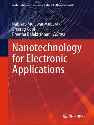cover image of Nanotechnology for Electronic Applications